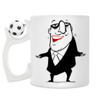 Кружка с футбольным мячиком