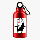 Металлическая бутылка 400 мл UV-DTF