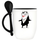 Кружка с ложкой