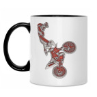 Кружка двухцветная