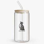 Банка с бамбуковой крышкой