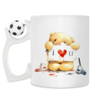 Кружка с футбольным мячиком