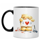 Кружка двухцветная