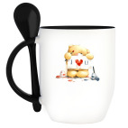 Кружка с ложкой