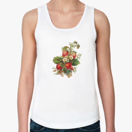 Женская майка Клубника