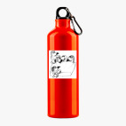 Металлическая бутылка 700 мл UV-DTF