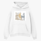 Толстовка худи оверсайз