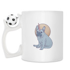 Кружка с футбольным мячиком