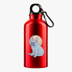 Металлическая бутылка 400 мл UV-DTF