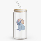 Банка с бамбуковой крышкой