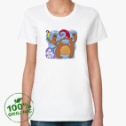 Женская футболка органик