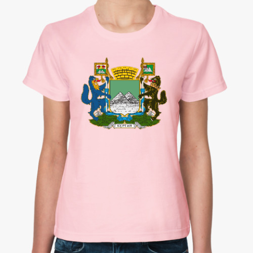 Женская футболка Герб города Курган