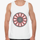 Майка Tank Top Колесо электровоза ЧС-7.