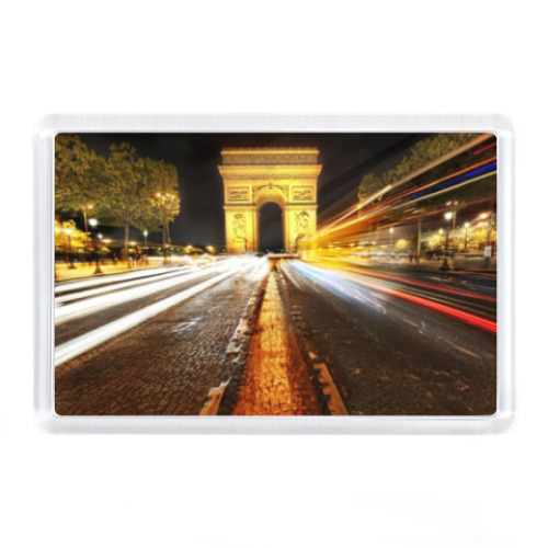 Магнит с принтом Париж, Франция