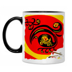 Кружка двухцветная