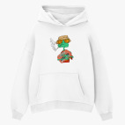 Толстовка худи оверсайз