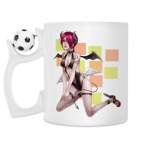 Кружка с футбольным мячиком