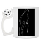 Кружка с футбольным мячиком