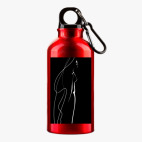 Металлическая бутылка 400 мл UV-DTF