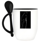 Кружка с ложкой