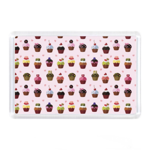 Магнит с принтом 'Кексики'