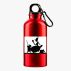 Металлическая бутылка 400 мл UV-DTF