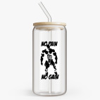 Банка с бамбуковой крышкой