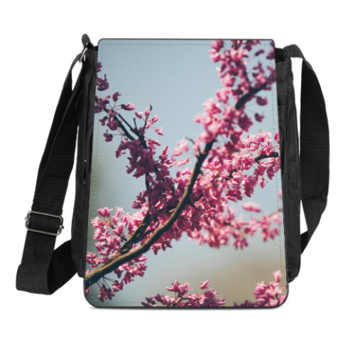 Сумка-планшет с принтом Весна