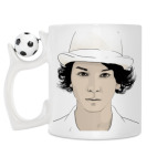 Кружка с футбольным мячиком