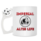 Кружка с футбольным мячиком