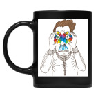 Кружка цветная UV-DTF