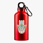 Металлическая бутылка 400 мл UV-DTF