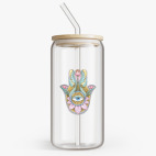 Банка с бамбуковой крышкой