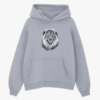 Толстовка худи оверсайз