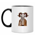 Кружка двухцветная