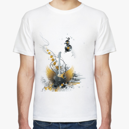 Футболка с принтом Гитара