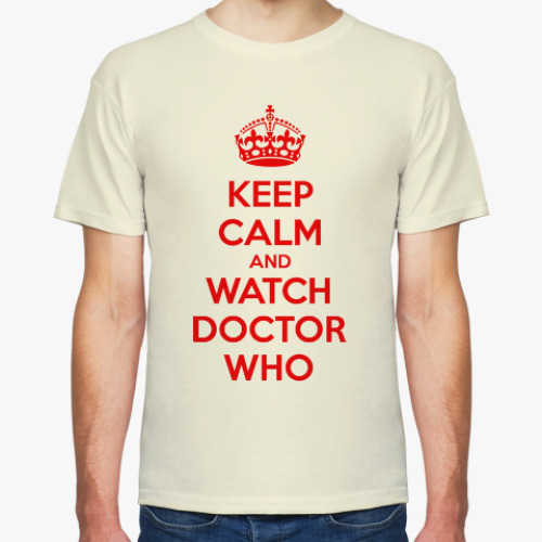 Футболка KEEP CALM and WATCH DOCTOR WHO