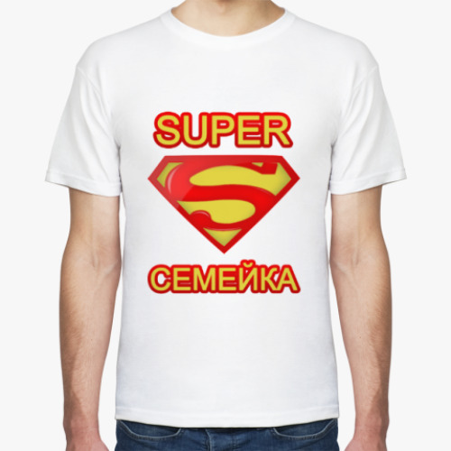 Футболка с принтом Супер Семейка