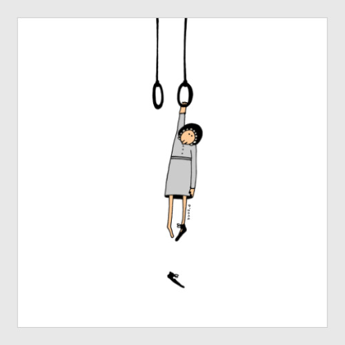 Постер с принтом Victorian Gym