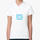 Женская рубашка поло