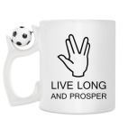 Кружка с футбольным мячиком