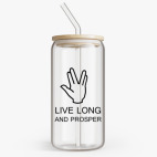 Банка с бамбуковой крышкой