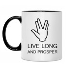 Кружка двухцветная