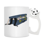 Кружка с футбольным мячиком