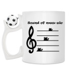 Кружка с футбольным мячиком