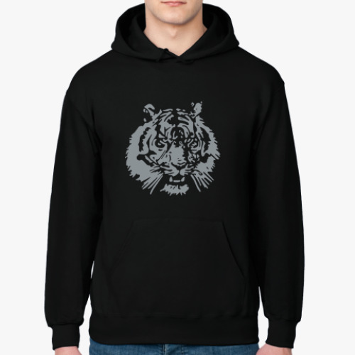 Толстовка худи с принтом Тигр