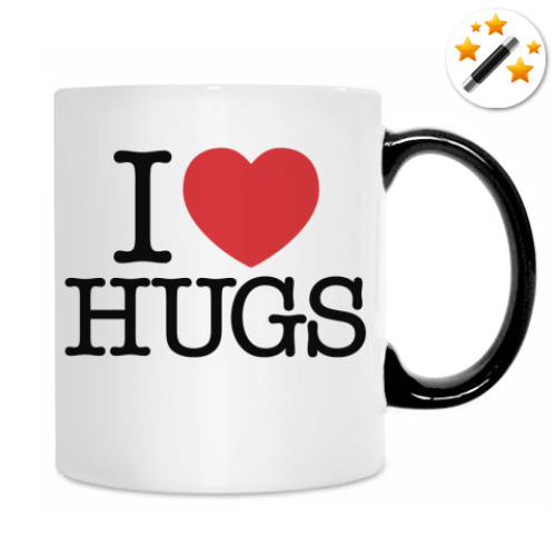 Кружка-хамелеон I love hugs
