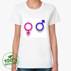 Женская футболка органик