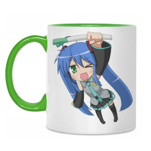 Кружка с принтом Мику-Коната