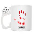 Кружка с футбольным мячиком